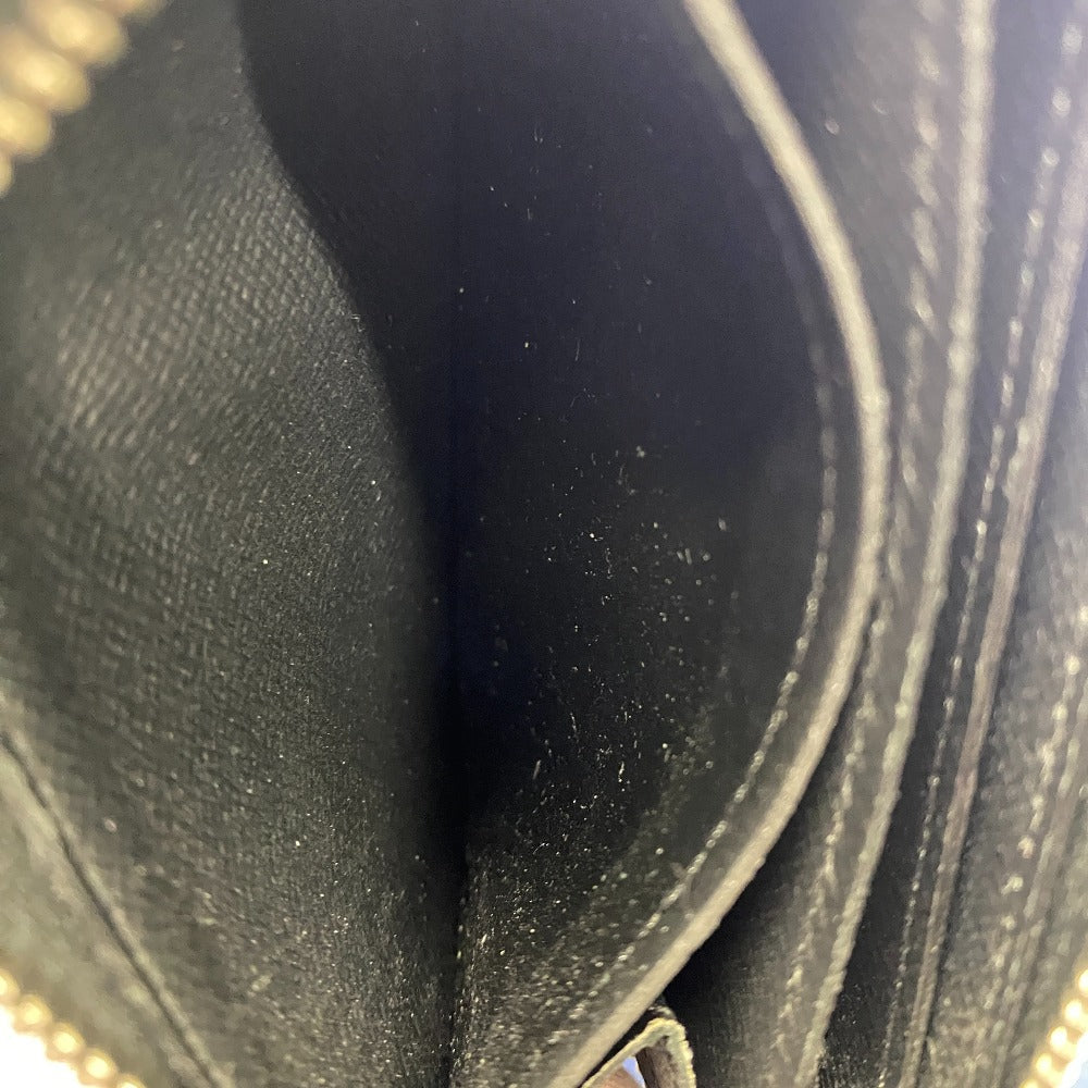 LOUIS VUITTON Coin case M30511 Noir Taiga Zip around purse mens Used Authentic