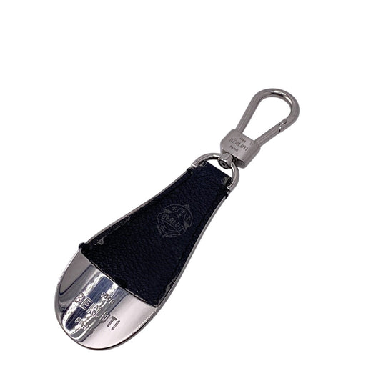 Berluti charm leather black Shoehorn Calligraphy mens Used Authentic