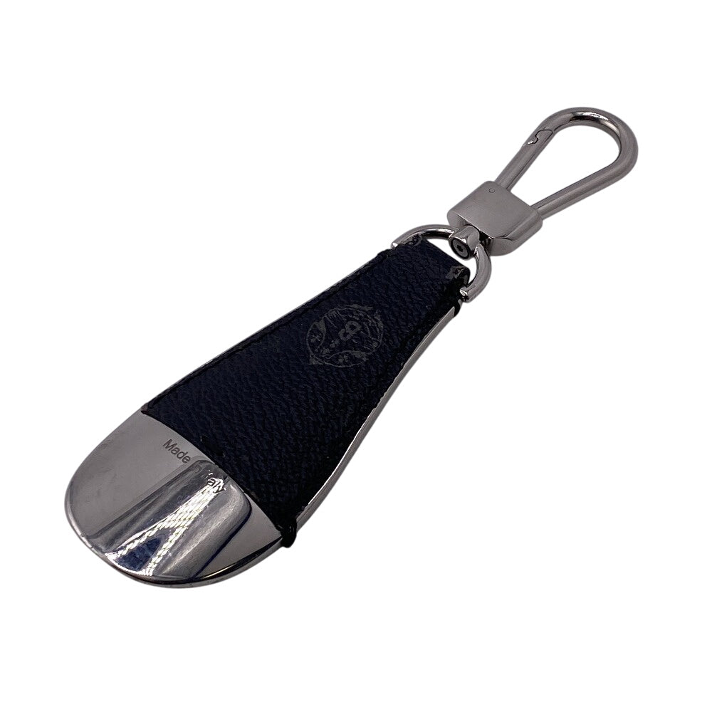 Berluti charm leather black Shoehorn Calligraphy mens Used Authentic
