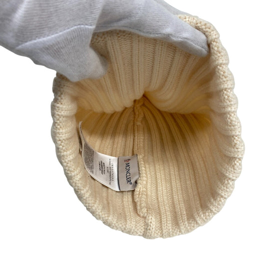 MONCLER knit A9327 wool beige Women(Unisex) 045 Used Authentic