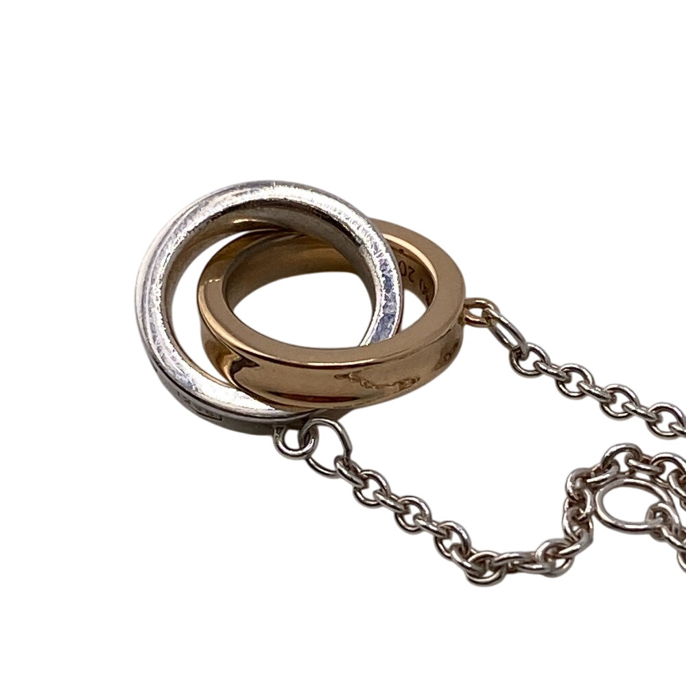 TIFFANY&Co. bracelet 37088412 Silver925, Rubedo Metal Silver Interlocking circle Women Used Authentic