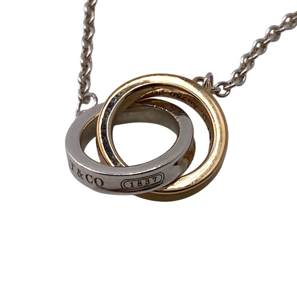TIFFANY&Co. bracelet 37088412 Silver925, Rubedo Metal Silver Interlocking circle Women Used Authentic
