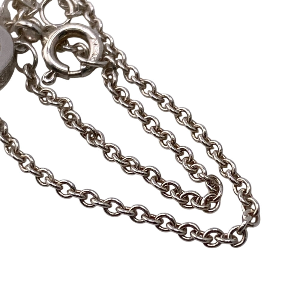 TIFFANY&Co. bracelet 37088412 Silver925, Rubedo Metal Silver Interlocking circle Women Used Authentic