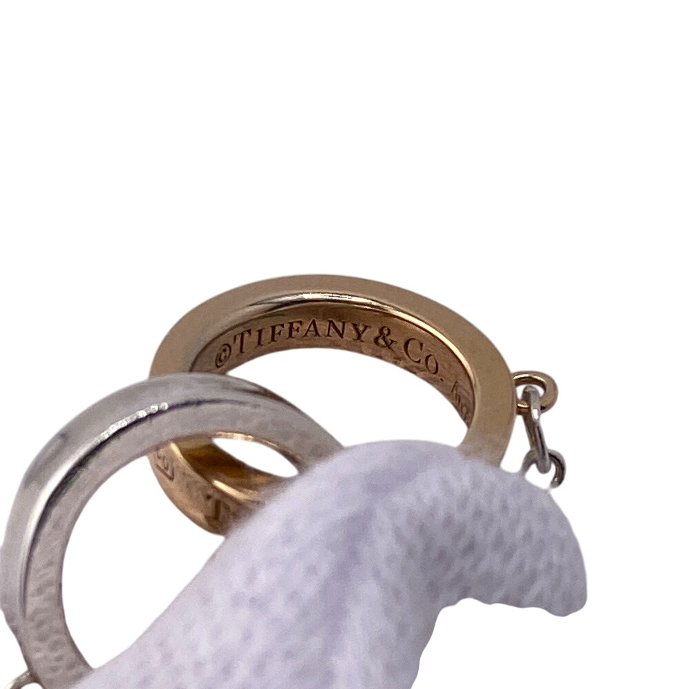 TIFFANY&Co. bracelet 37088412 Silver925, Rubedo Metal Silver Interlocking circle Women Used Authentic