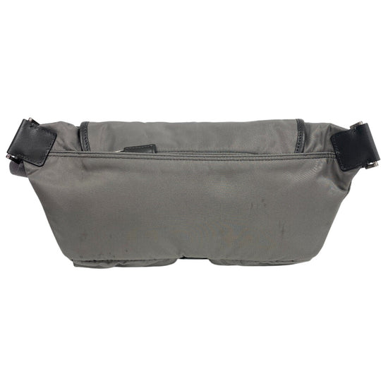 PRADA Sling bag 2VH174 Nylon, Recycled Polyamide gray Re-Nylon mens(Unisex) Used Authentic