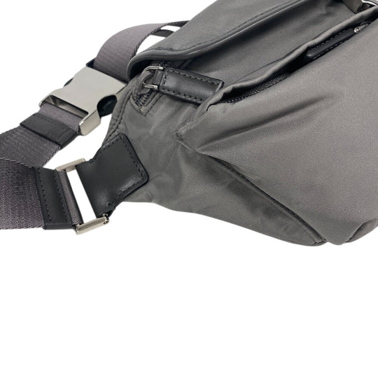 PRADA Sling bag 2VH174 Nylon, Recycled Polyamide gray Re-Nylon mens(Unisex) Used Authentic