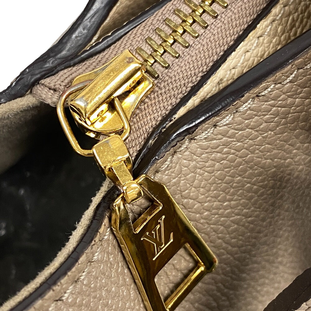 LOUIS VUITTON Handbag M58914 leather Turtrail Claim Monogram Empreinte Bicolor Petit Palais PM Women Used Authentic