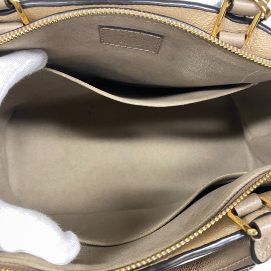 LOUIS VUITTON Handbag M58914 leather Turtrail Claim Monogram Empreinte Bicolor Petit Palais PM Women Used Authentic