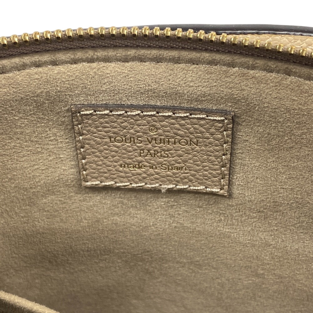 LOUIS VUITTON Handbag M58914 leather Turtrail Claim Monogram Empreinte Bicolor Petit Palais PM Women Used Authentic