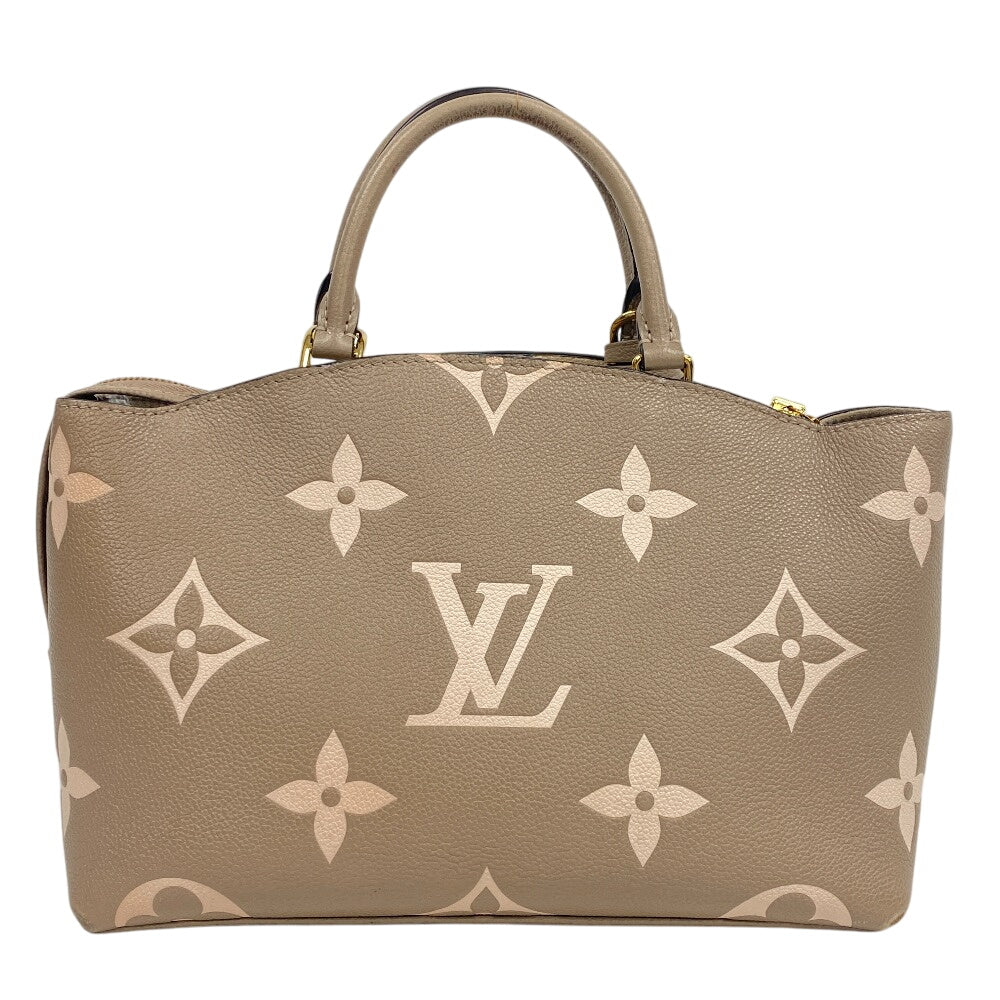 LOUIS VUITTON Handbag M58914 leather Turtrail Claim Monogram Empreinte Bicolor Petit Palais PM Women Used Authentic