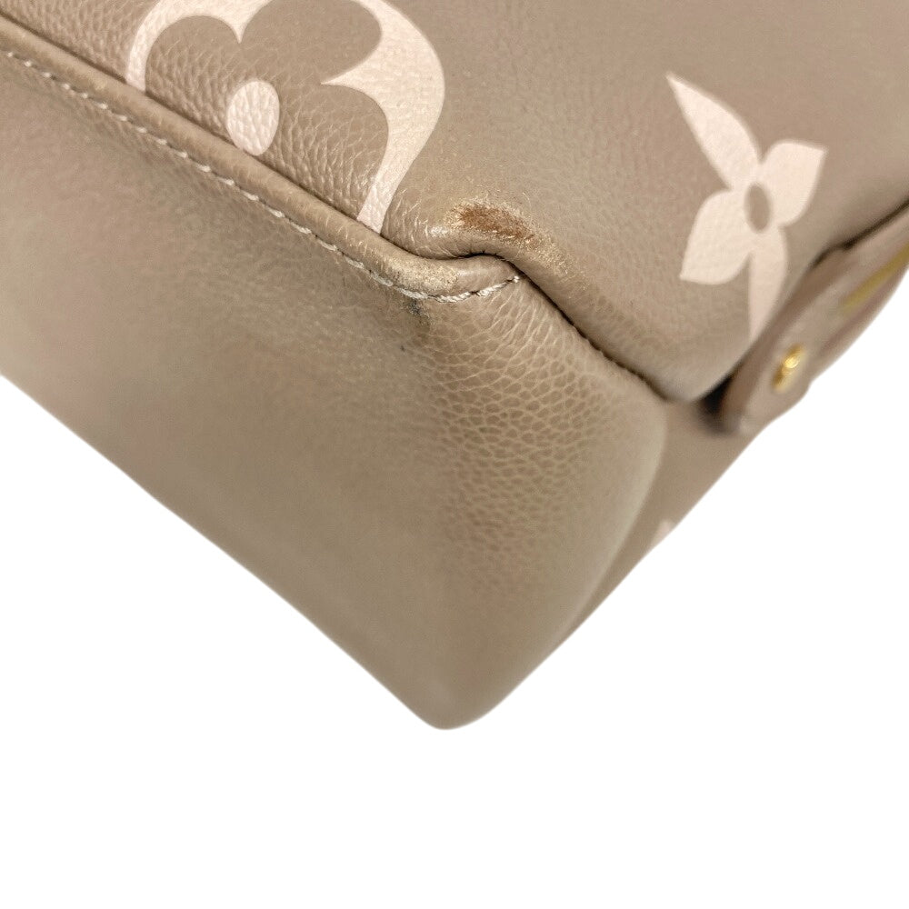 LOUIS VUITTON Handbag M58914 leather Turtrail Claim Monogram Empreinte Bicolor Petit Palais PM Women Used Authentic