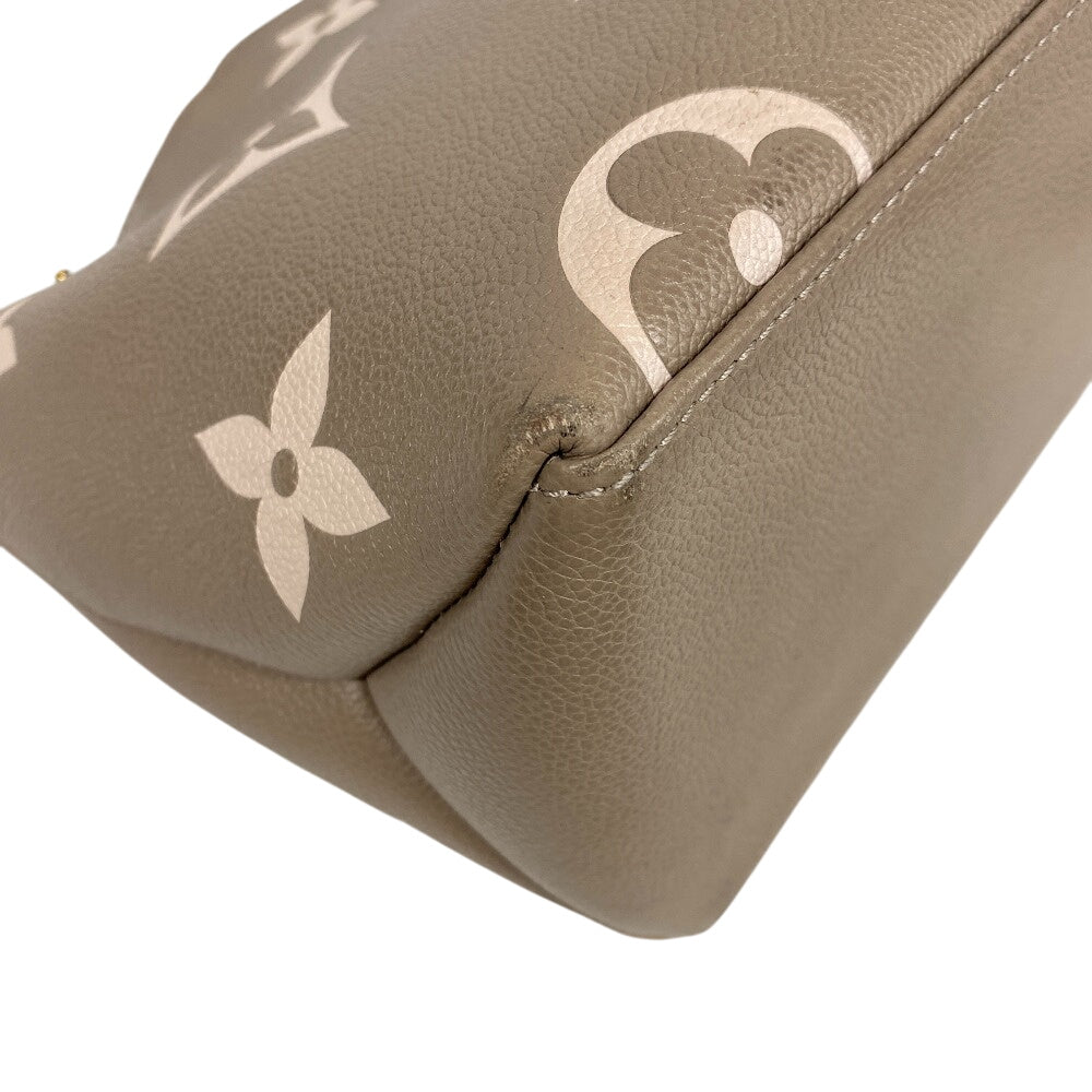 LOUIS VUITTON Handbag M58914 leather Turtrail Claim Monogram Empreinte Bicolor Petit Palais PM Women Used Authentic