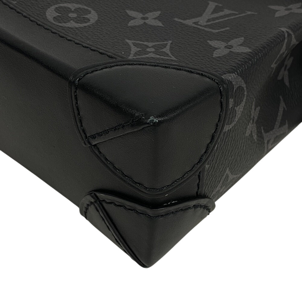 LOUIS VUITTON Shoulder Bag M82774 Monogram Eclipse black Monogram Eclipse Nano Steamer mens Used Authentic