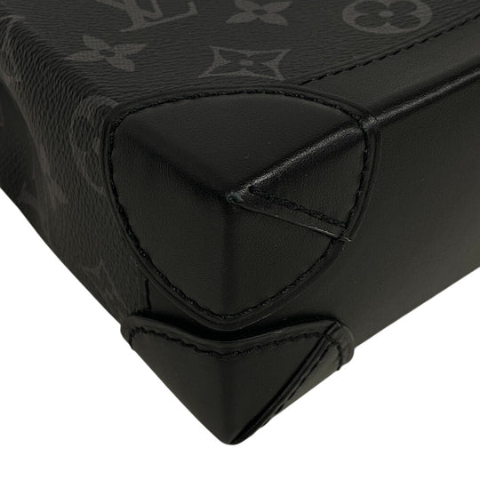 LOUIS VUITTON Shoulder Bag M82774 Monogram Eclipse black Monogram Eclipse Nano Steamer mens Used Authentic