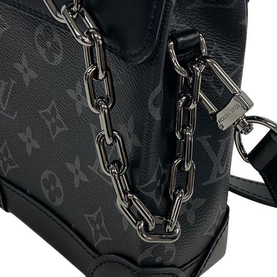 LOUIS VUITTON Shoulder Bag M82774 Monogram Eclipse black Monogram Eclipse Nano Steamer mens Used Authentic