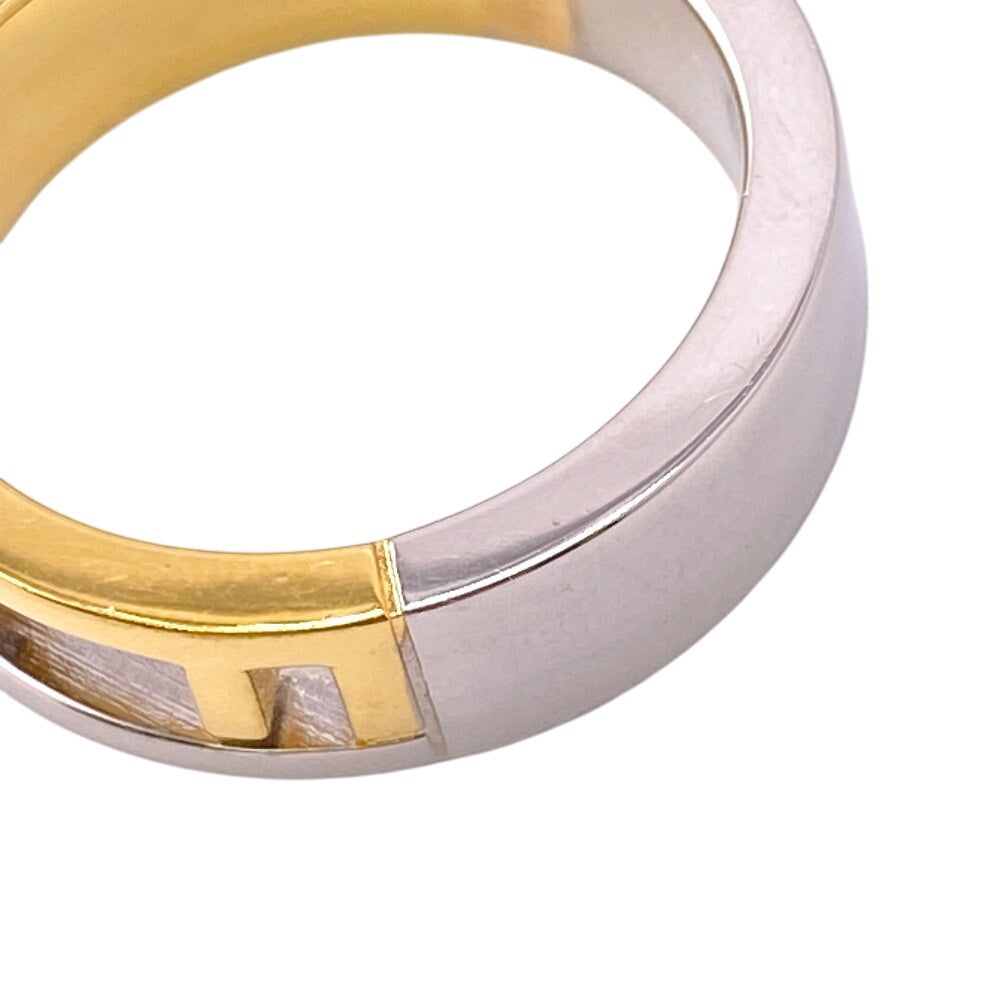 FENDI Ring Gold Plated gold unisex(Unisex) ‚r Used Authentic
