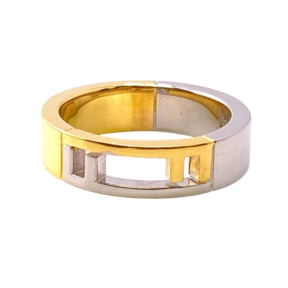 FENDI Ring Gold Plated gold unisex(Unisex) ‚r Used Authentic