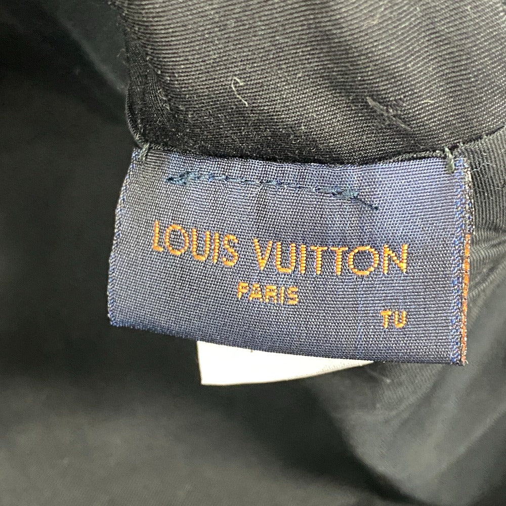 LOUIS VUITTON cap MP2334 lambskin Gray type Vuitton MP2334 Newsboy cap tie & diquill 1.0 mens Used Authentic