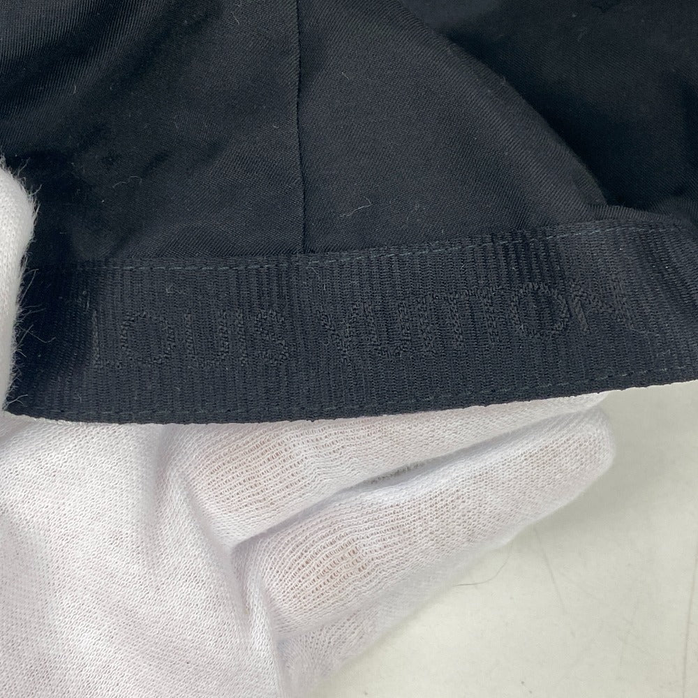 LOUIS VUITTON cap MP2334 lambskin Gray type Vuitton MP2334 Newsboy cap tie & diquill 1.0 mens Used Authentic