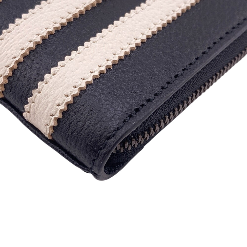 GUCCI Coin case 721903 leather black Adidas Collaboration Card Case Trefoil Leather Shoulder Pouch Women(Unisex) Used Authentic