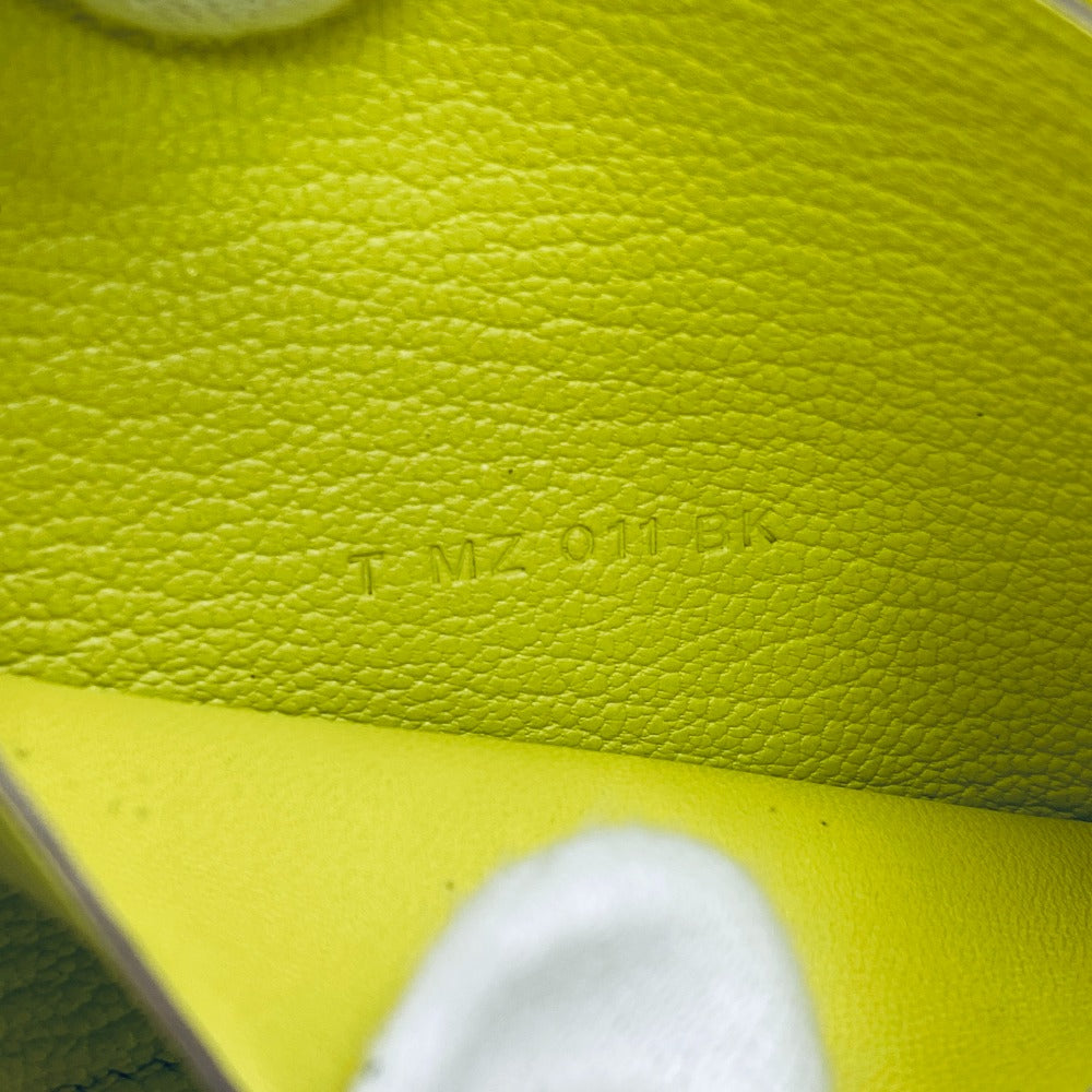 HERMES Card Case Chevre Misol yellow Baan Women(Unisex) Used Authentic