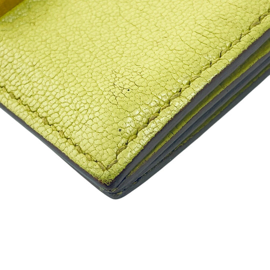 HERMES Card Case Chevre Misol yellow Baan Women(Unisex) Used Authentic