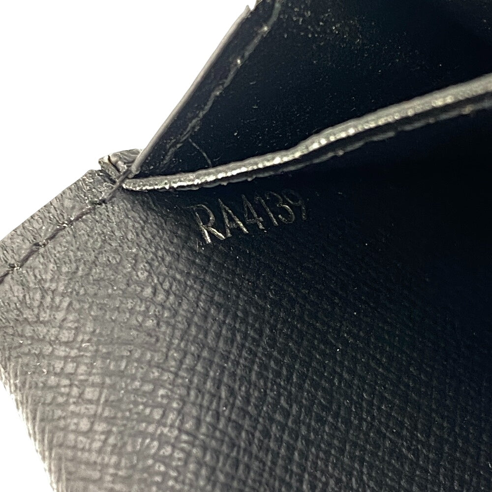 LOUIS VUITTON Long Wallet Purse M61697 leather black Monogram Eclipse Plat the Portefeuille(Unisex) Used Authentic