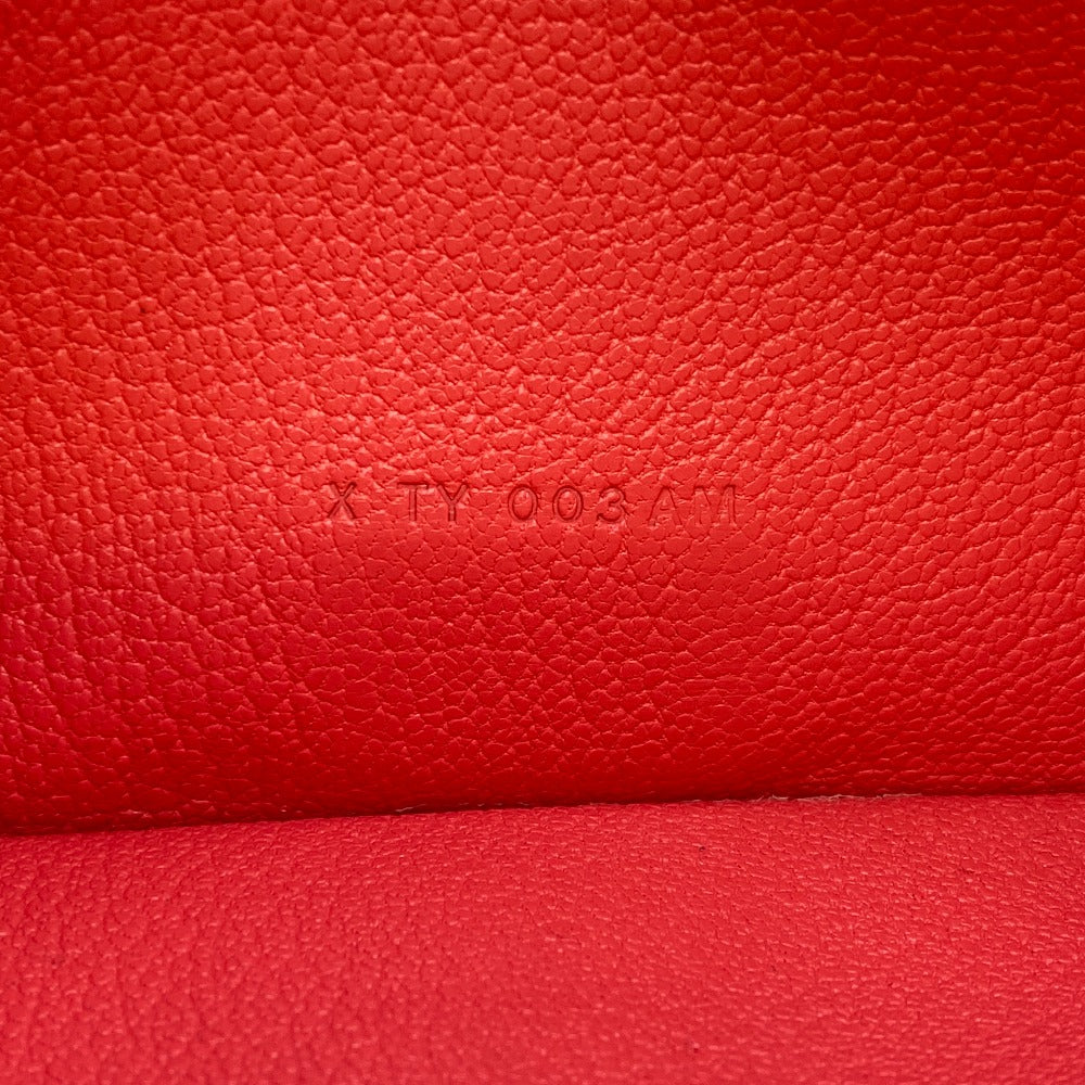HERMES Long Wallet Purse Chevre Misol pink Beansufla Women Used Authentic