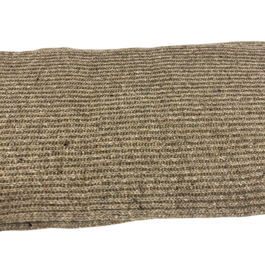 LOEWE Scarf Rayon, Wool beige Anagram Embroidery Suna Fujita collaboration fringe(Unisex) Used Authentic