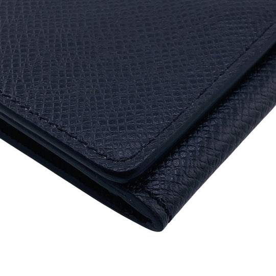LOUIS VUITTON Card Case M64595 Taiga black Taiga Unvelop Cult Do Visit NM mens(Unisex) Used Authentic
