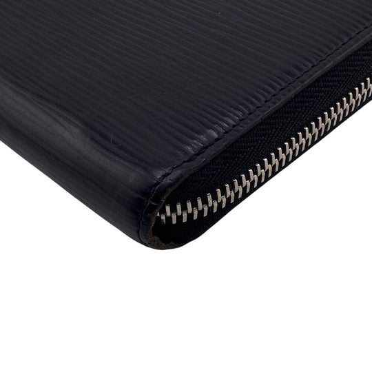 LOUIS VUITTON Long Wallet Purse M61857 Epi black Epi Zippy wallet