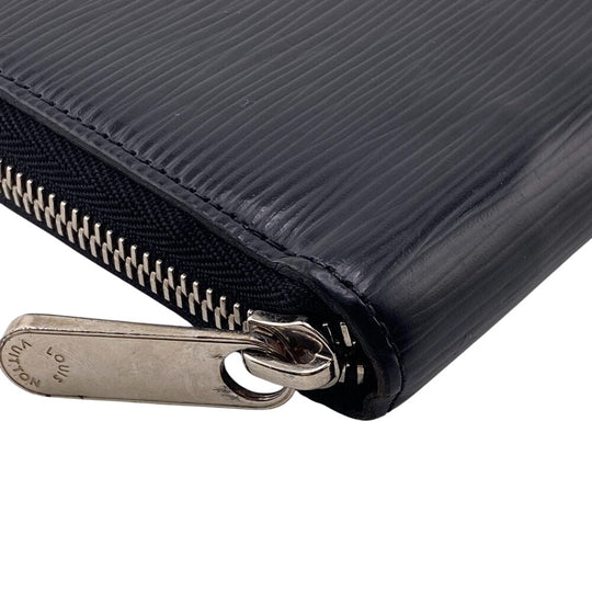 LOUIS VUITTON Long Wallet Purse M61857 Epi black Epi Zippy wallet