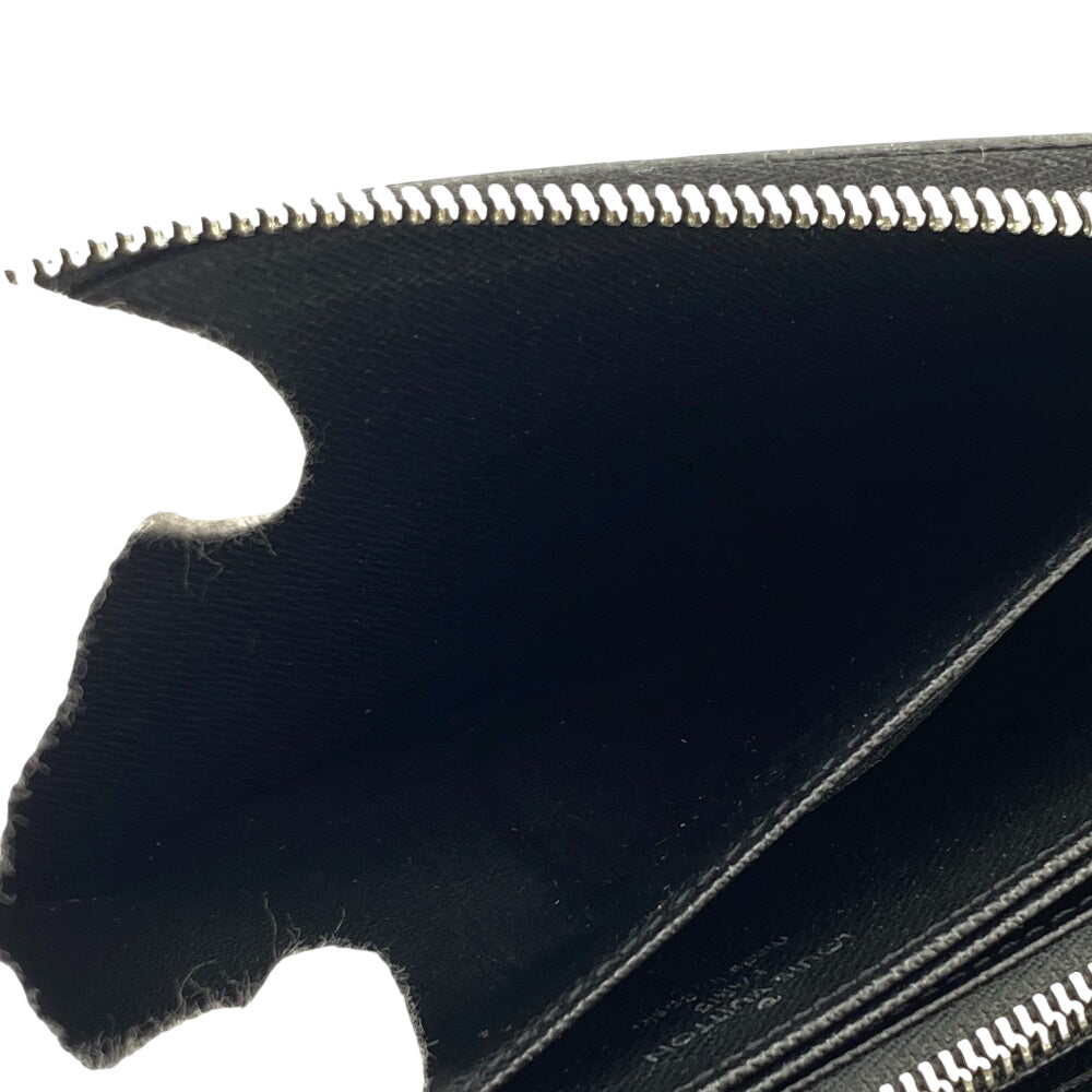 LOUIS VUITTON Long Wallet Purse M61857 Epi black Epi Zippy wallet