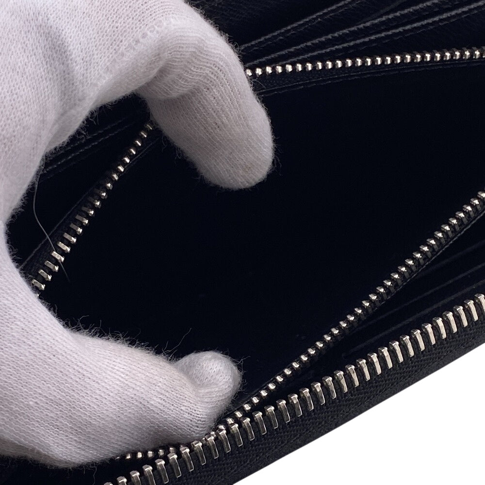 LOUIS VUITTON Long Wallet Purse M61857 Epi black Epi Zippy wallet