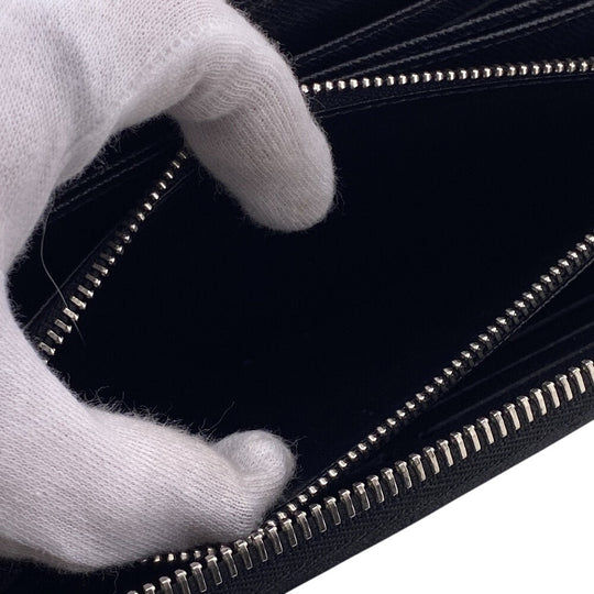 LOUIS VUITTON Long Wallet Purse M61857 Epi black Epi Zippy wallet