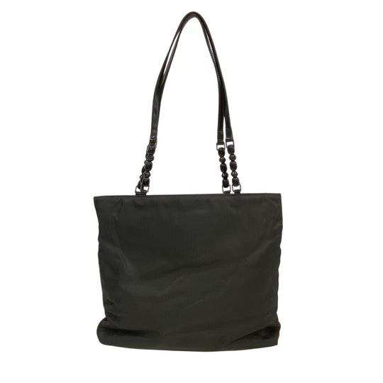 Christian Dior Tote Bag Nylon black Maris Pearl Women Used Authentic
