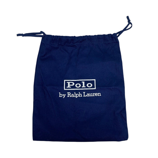 POLO RALPH LAUREN Shoulder Bag leather wine-red Chain wallet Polo ID Women Used Authentic