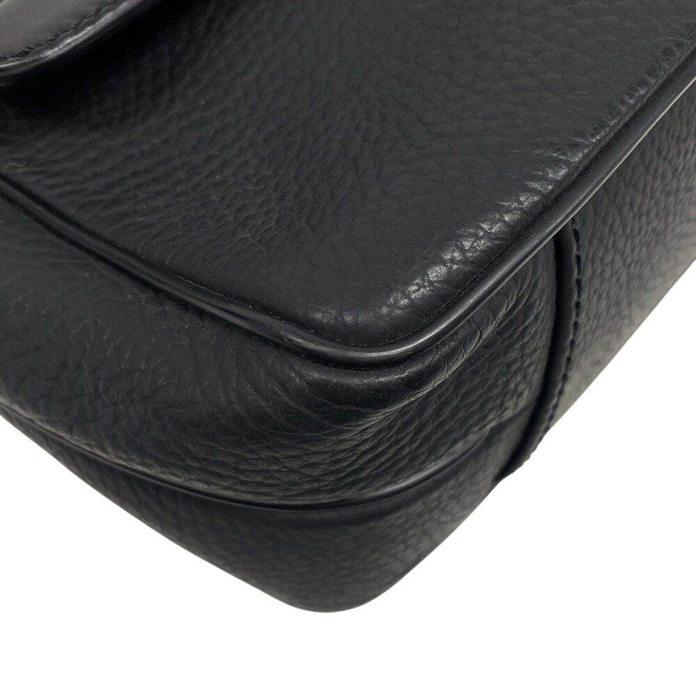 Dunhill Business bag LE6060A leather black Connaught mens Used Authentic