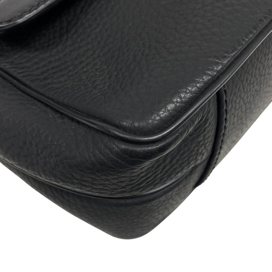 Dunhill Business bag LE6060A leather black Connaught mens Used Authentic