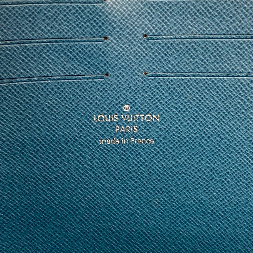 LOUIS VUITTON Clutch bag M58842 leather turquoise blue Epi Pochette Jules PM mens Used Authentic