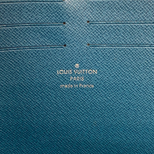 LOUIS VUITTON Clutch bag M58842 leather turquoise blue Epi Pochette Jules PM mens Used Authentic