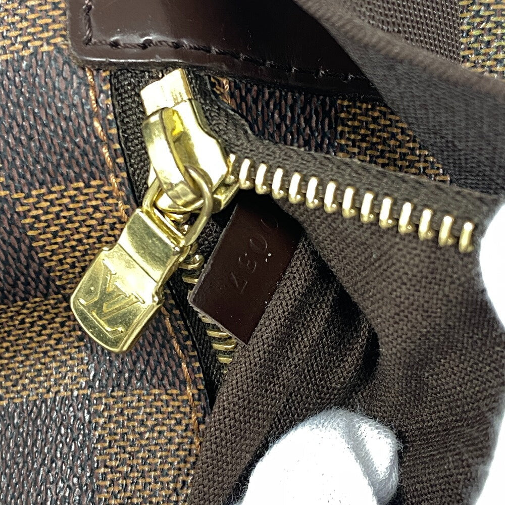 LOUIS VUITTON Sling bag N51172 leather Brown Bum bag Damier Melwil(Unisex) Used Authentic