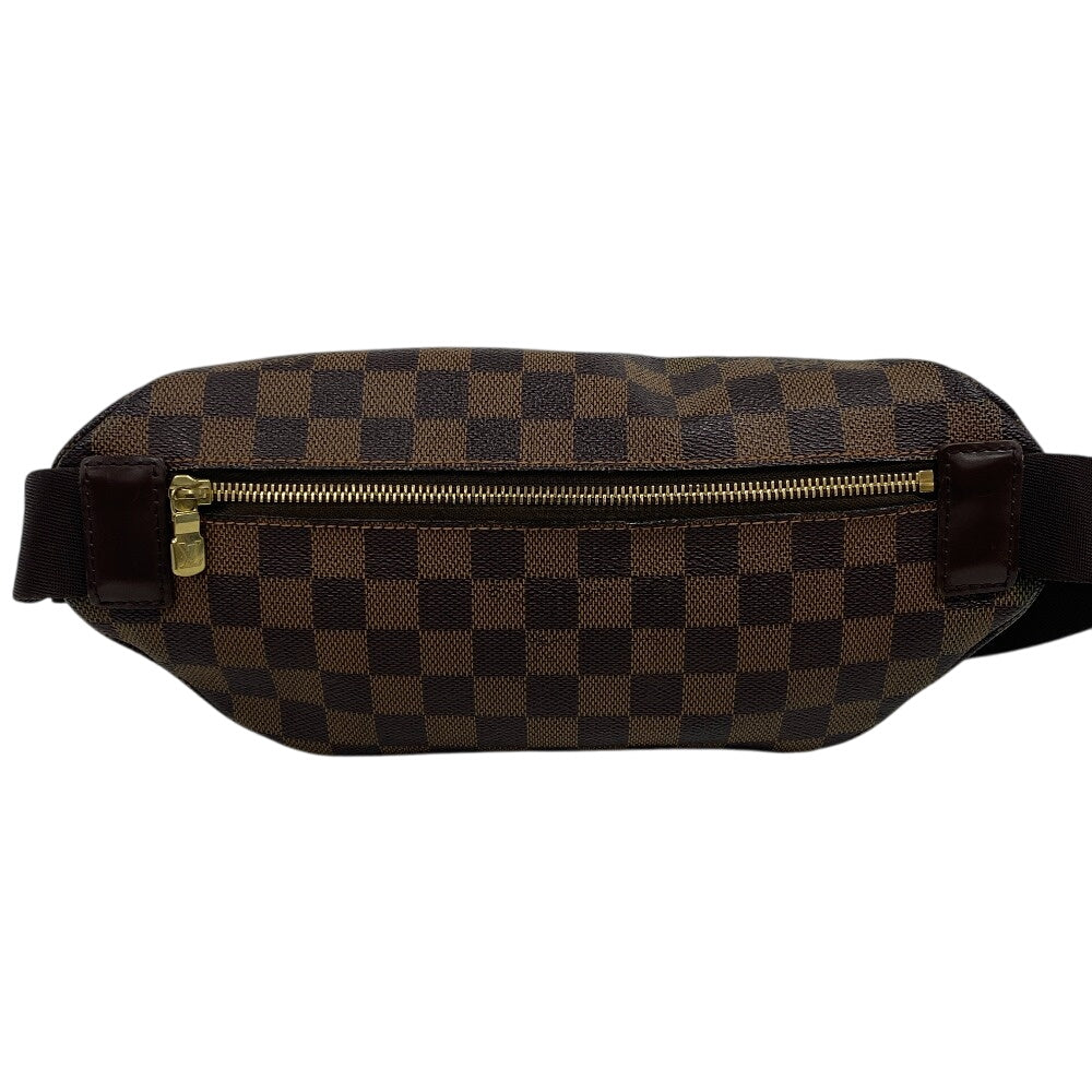LOUIS VUITTON Sling bag N51172 leather Brown Bum bag Damier Melwil(Unisex) Used Authentic