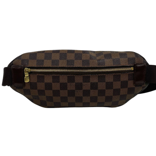 LOUIS VUITTON Sling bag N51172 leather Brown Bum bag Damier Melwil(Unisex) Used Authentic