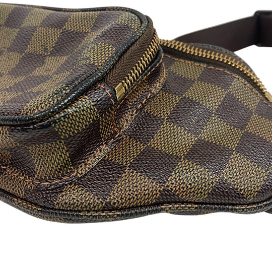 LOUIS VUITTON Sling bag N51172 leather Brown Bum bag Damier Melwil(Unisex) Used Authentic