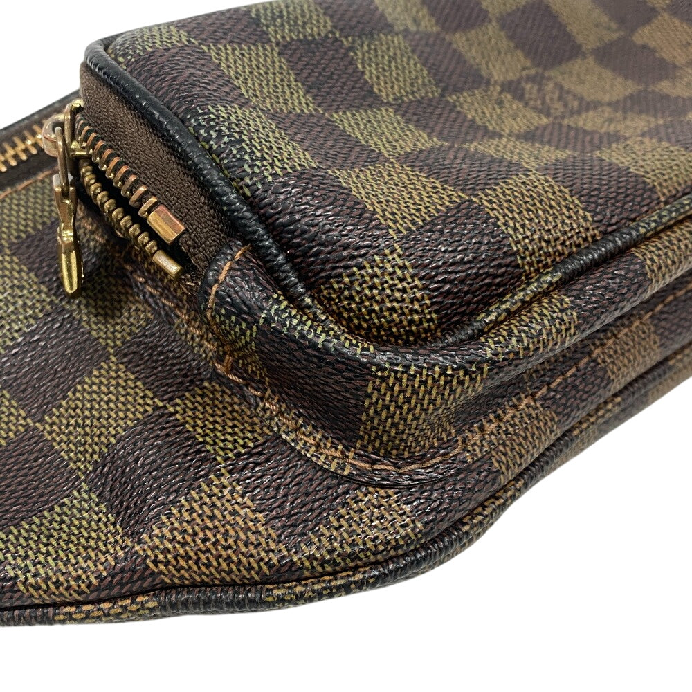 LOUIS VUITTON Sling bag N51172 leather Brown Bum bag Damier Melwil(Unisex) Used Authentic