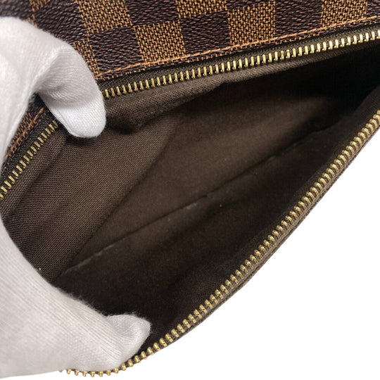 LOUIS VUITTON Sling bag N51172 leather Brown Bum bag Damier Melwil(Unisex) Used Authentic