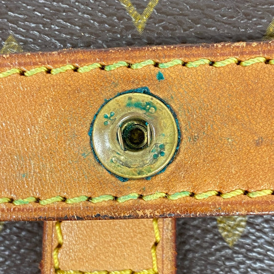 LOUIS VUITTON Clutch bag M51805 leather Brown Pochette Monogram Pliant unisex(Unisex) Used Authentic