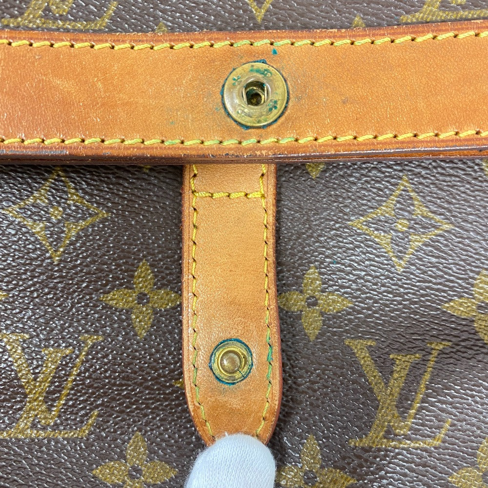 LOUIS VUITTON Clutch bag M51805 leather Brown Pochette Monogram Pliant unisex(Unisex) Used Authentic