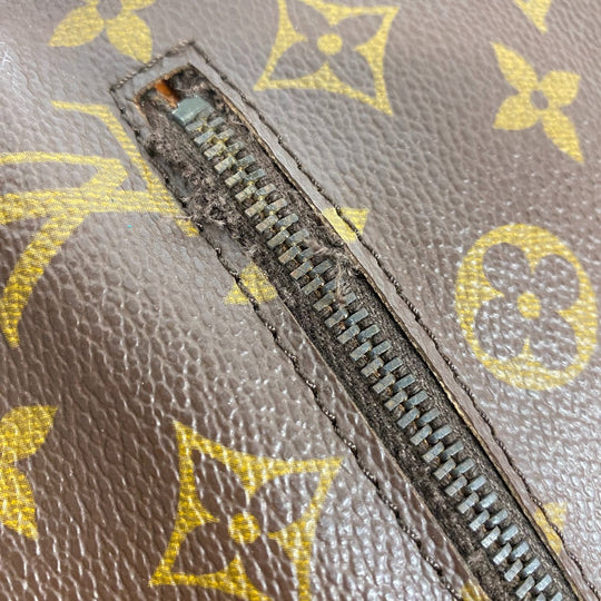 LOUIS VUITTON Clutch bag M51805 leather Brown Pochette Monogram Pliant unisex(Unisex) Used Authentic